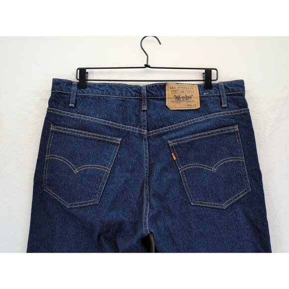Vintage Levis 517 Bootcut Orange Tab Jeans Mens 38x30 90s Made In USA Cowboy - Picture 12 of 16